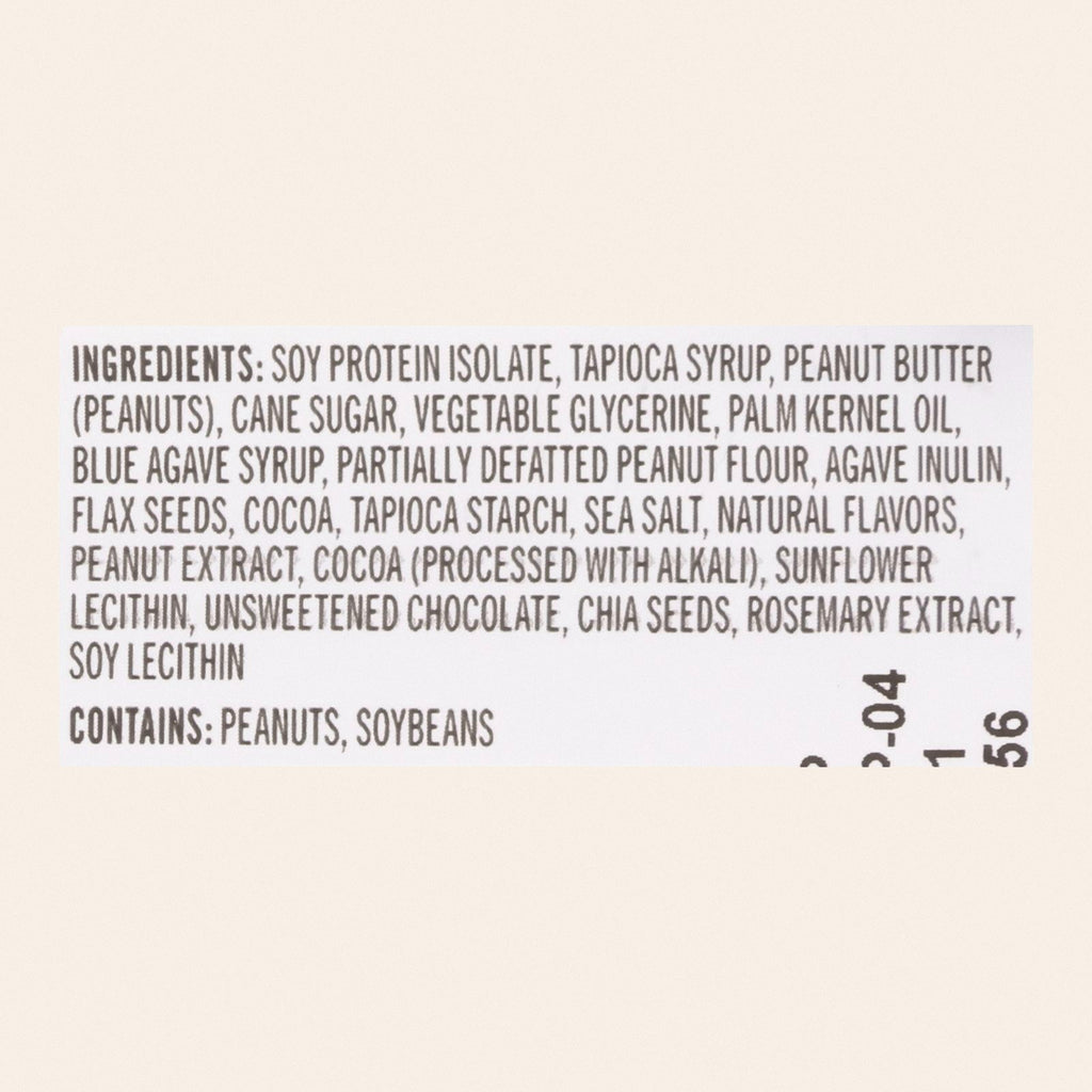 Probar Peanut Butter Chocolate Core Bar - Case of 12 - 2.46 oz - Back