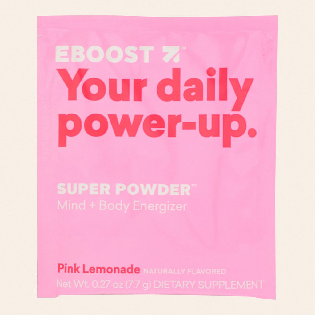Eboost - Super Powder Pink Lemonade - Case of 20-.24 OZ - Front