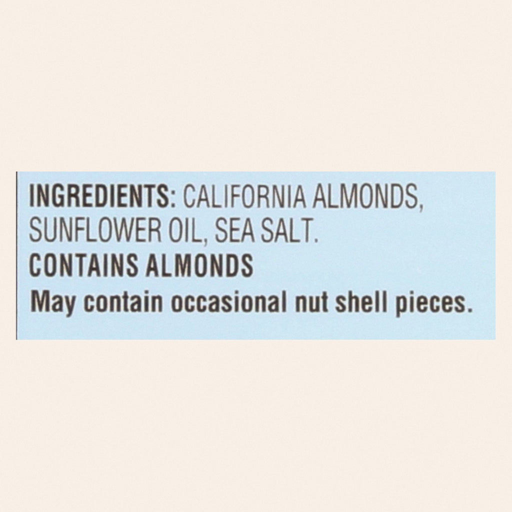 Sahale Snacks California Almonds - Dry Roasted - Sea Salt - 1.5 oz - Case of 9 - Back