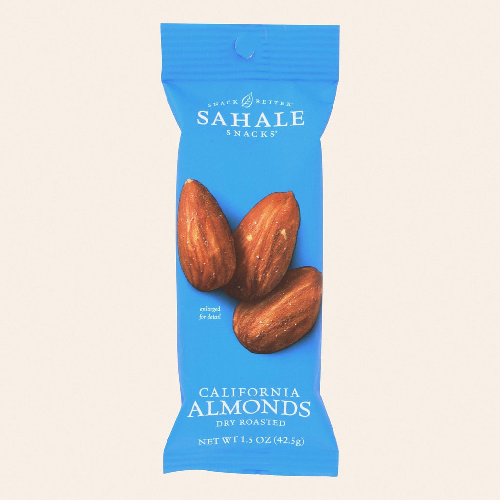 Sahale Snacks California Almonds - Dry Roasted - Sea Salt - 1.5 oz - Case of 9 - Front