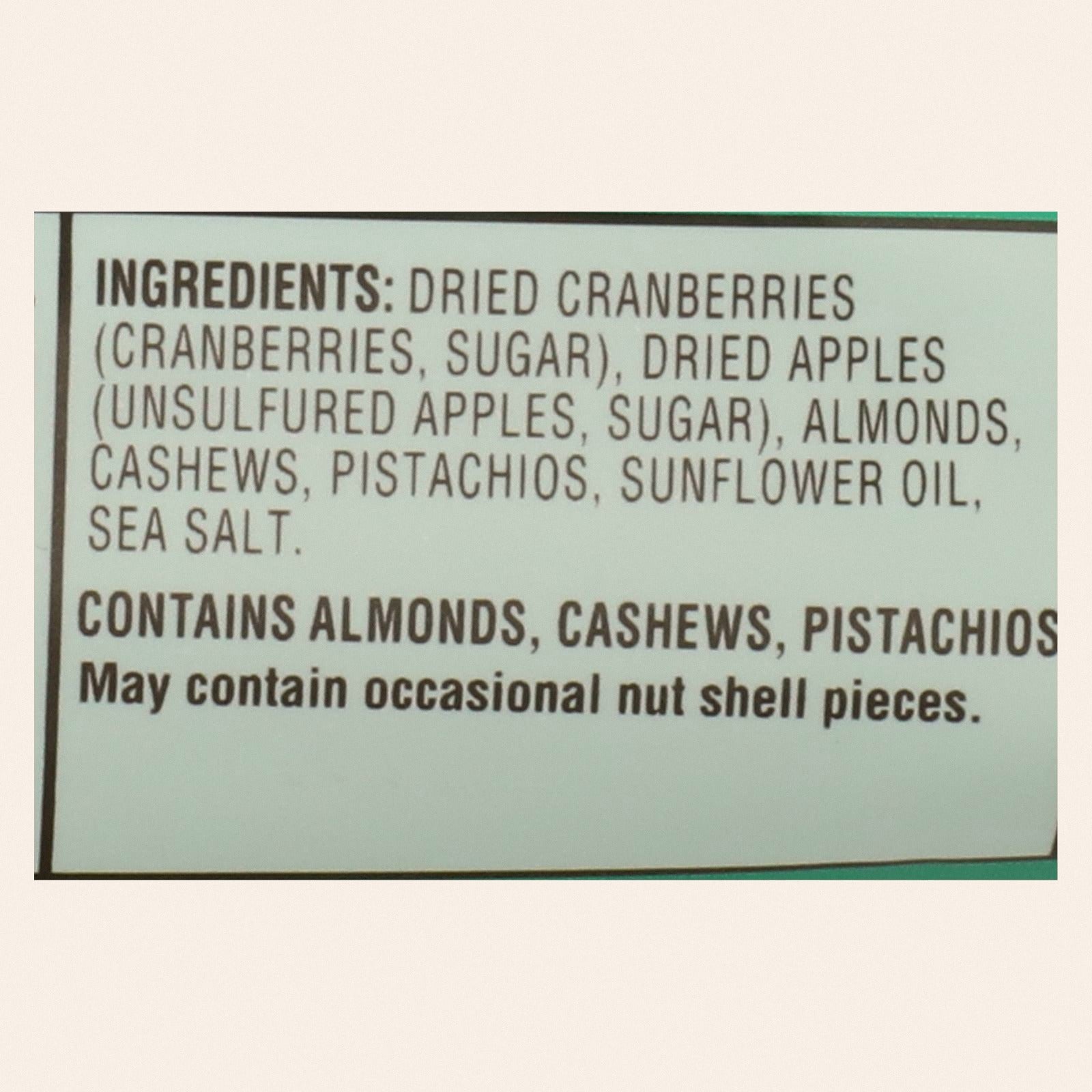 Sahale Snacks Trail Mix - Classic Fruit and Nut Blend - 1.5 oz - Case of 9 - Back