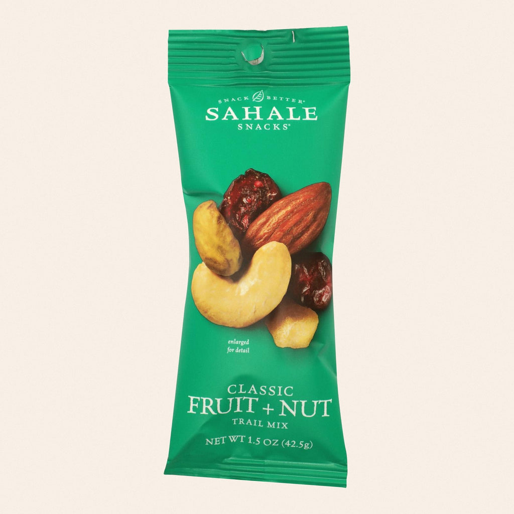 Sahale Snacks Trail Mix - Classic Fruit and Nut Blend - 1.5 oz - Case of 9 - Front