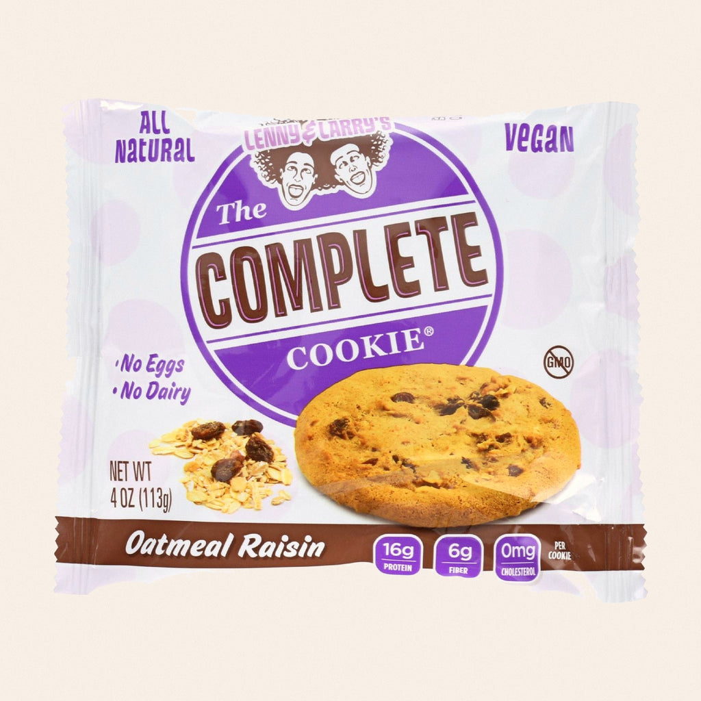 Lenny and Larry's The Complete Cookie - Oatmeal Raisin - 4 oz - Case of 12 - Front