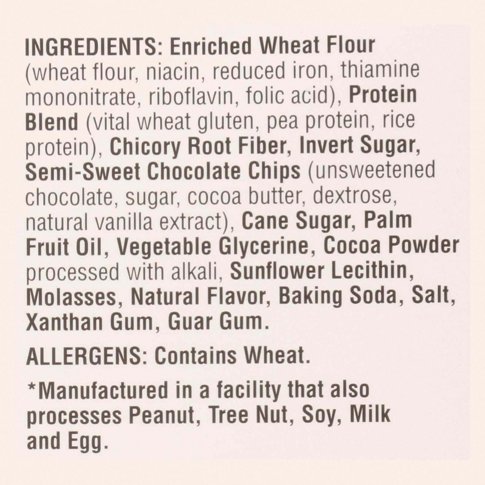 Lenny and Larry's The Complete Cookie - Double Chocolate - 4 oz - Case of 12 - Back