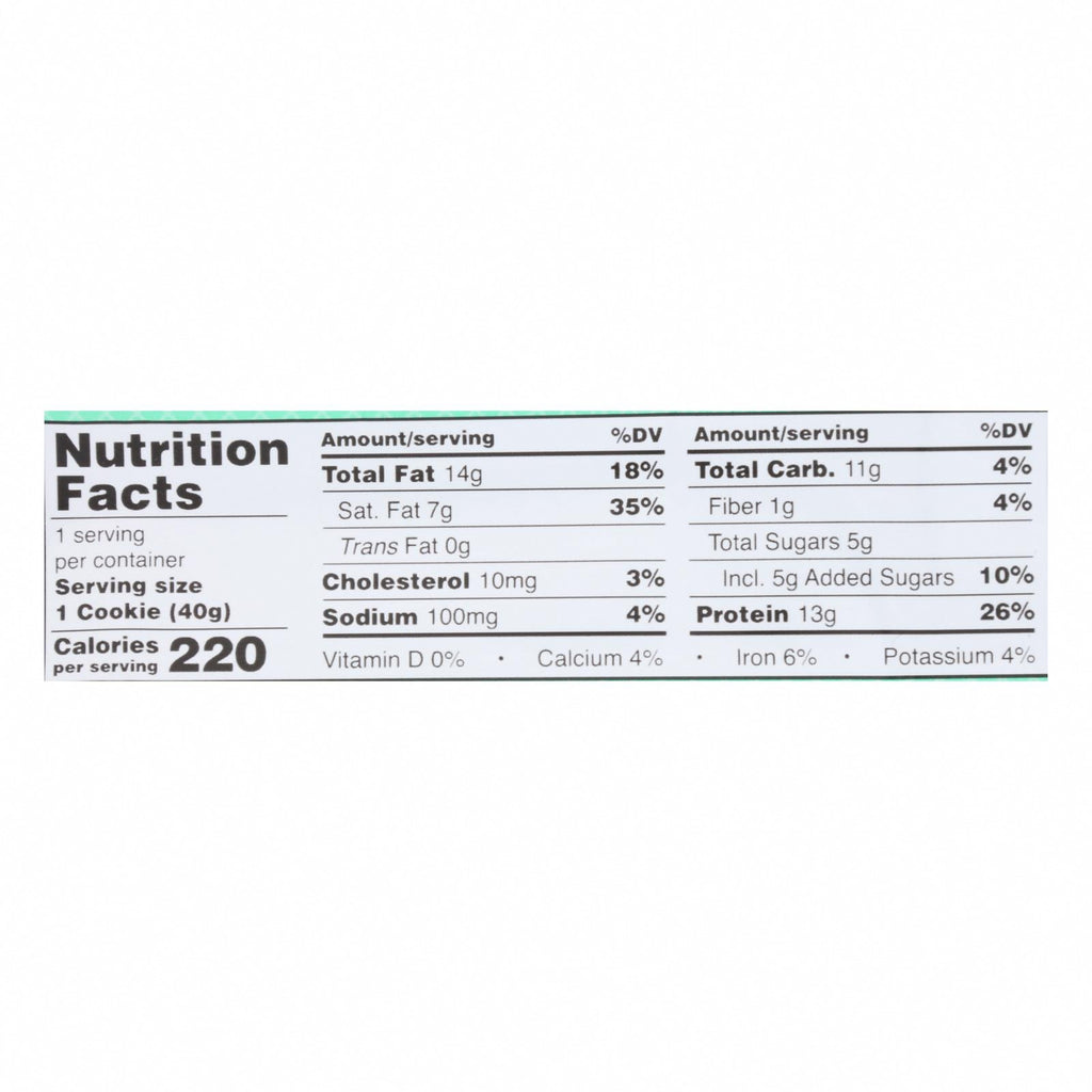 Power Crunch Protein Bars - Chocolate Mint Original - 40 gram - Case of 12 - Nutrition Facts