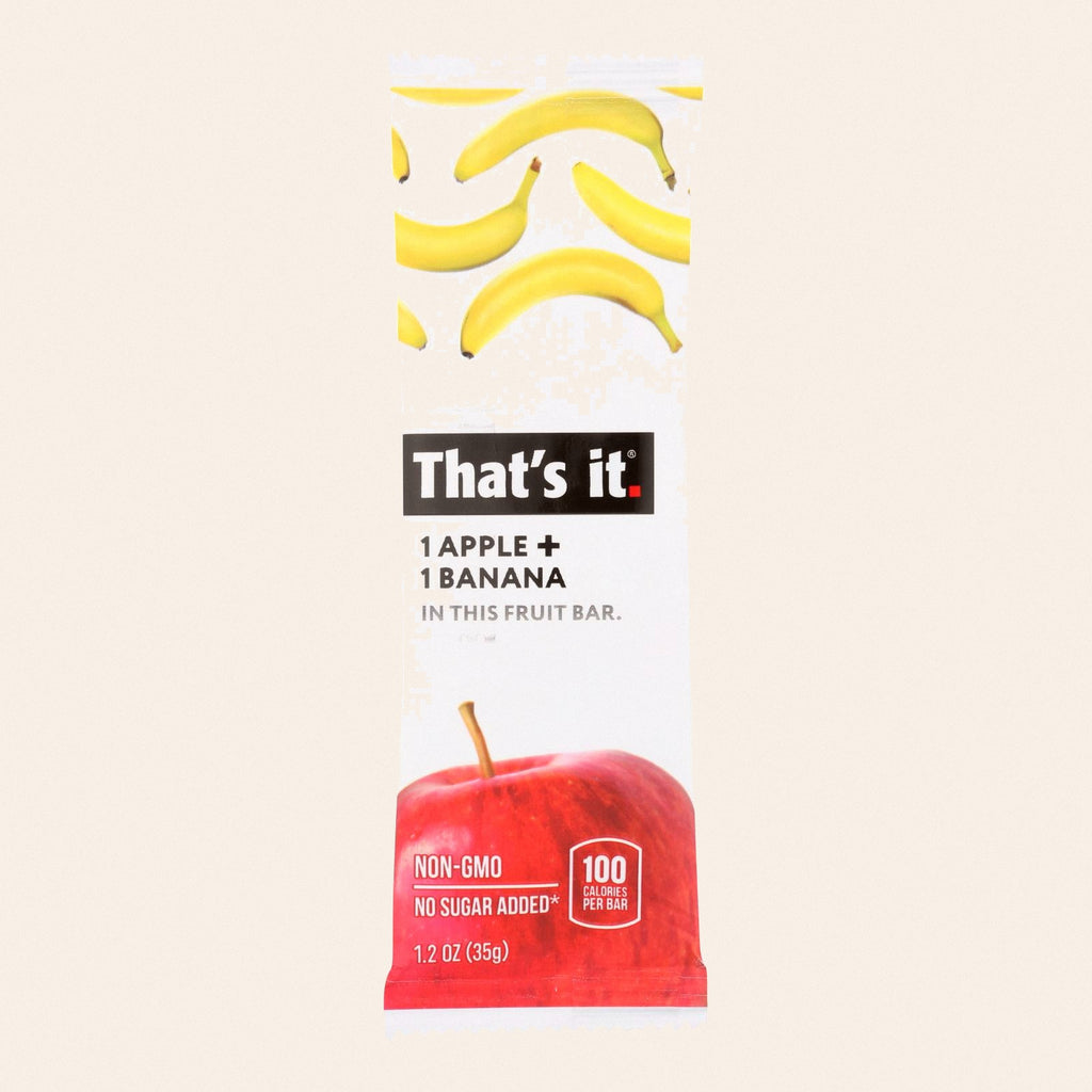 That's It Fruit Bar - Apple and Banana - Case of 12 - 1.2 oz - Front