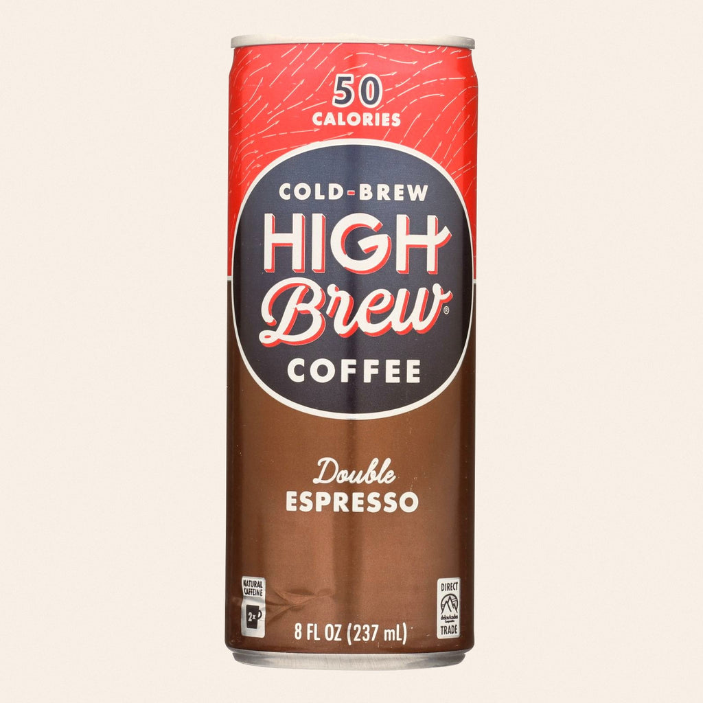 High Brew Coffee Coffee - Ready to Drink - Double Espresso - 8 oz - case of 12 - Front