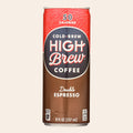 High Brew Coffee Coffee - Ready to Drink - Double Espresso - 8 oz - case of 12 - Front