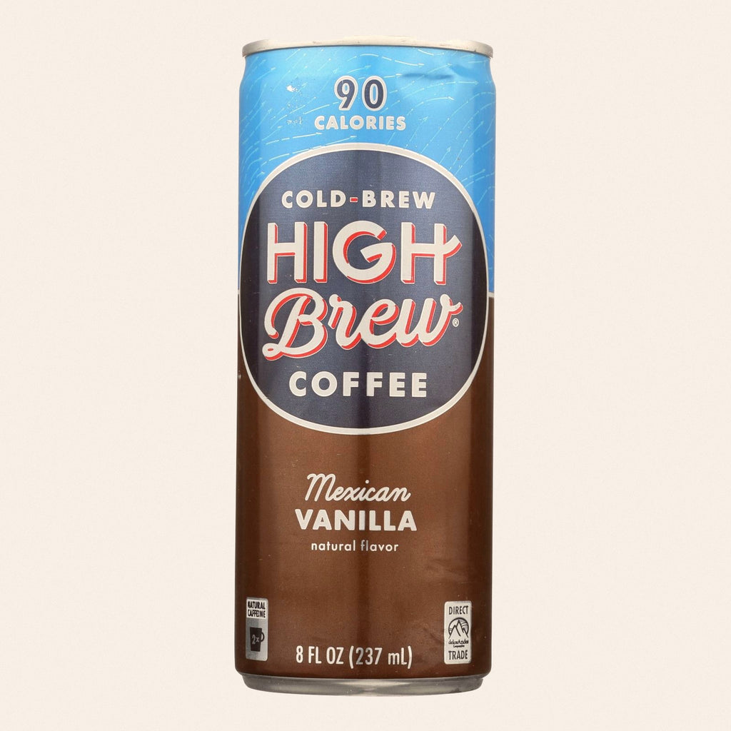 High Brew Coffee Coffee - Ready to Drink - Mexican Vanilla - 8 oz - case of 12 - Front