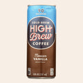 High Brew Coffee Coffee - Ready to Drink - Mexican Vanilla - 8 oz - case of 12 - Front