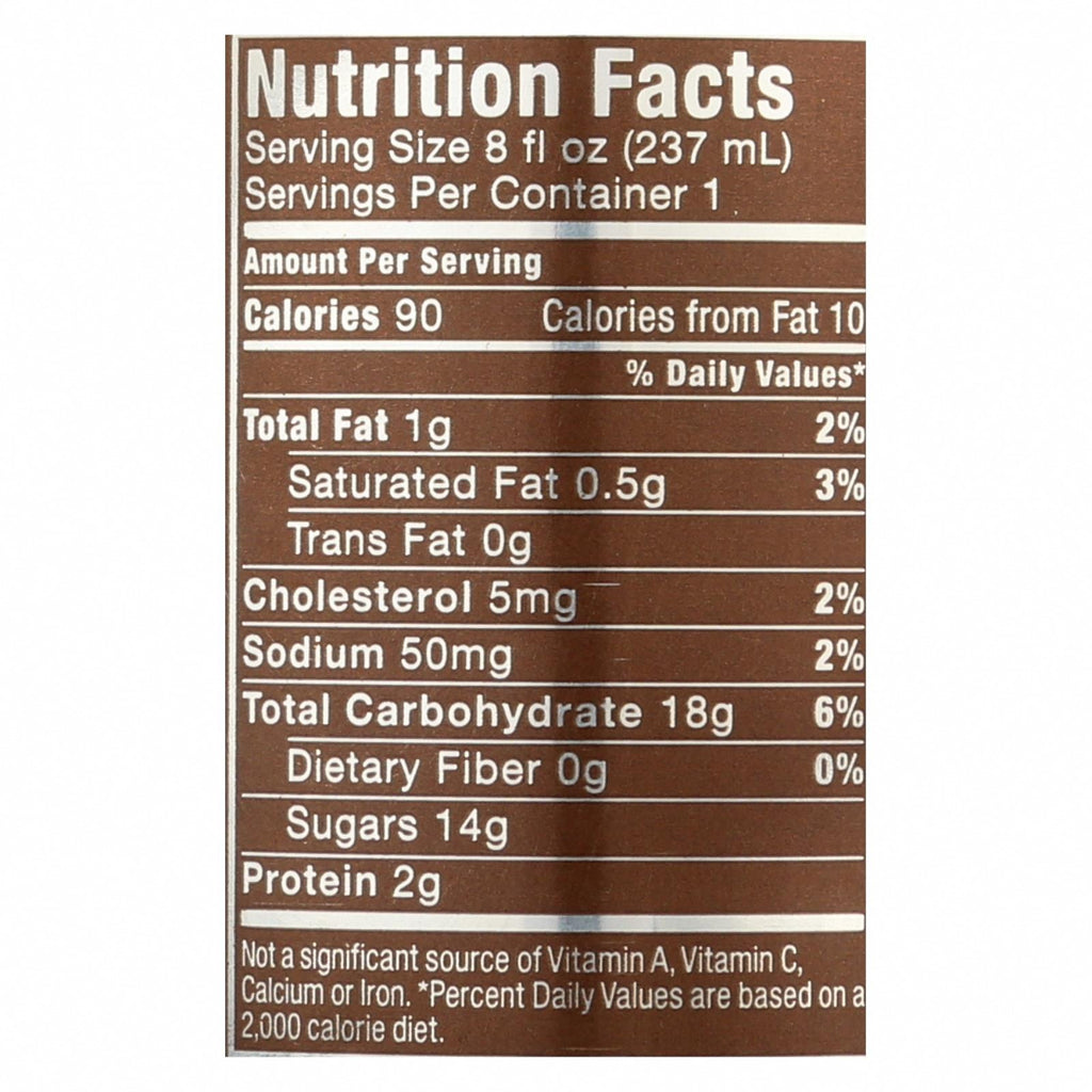 High Brew Coffee Coffee - Ready to Drink - Dark Chocolate Mocha - 8 oz - case of 12 - Nutrition Facts