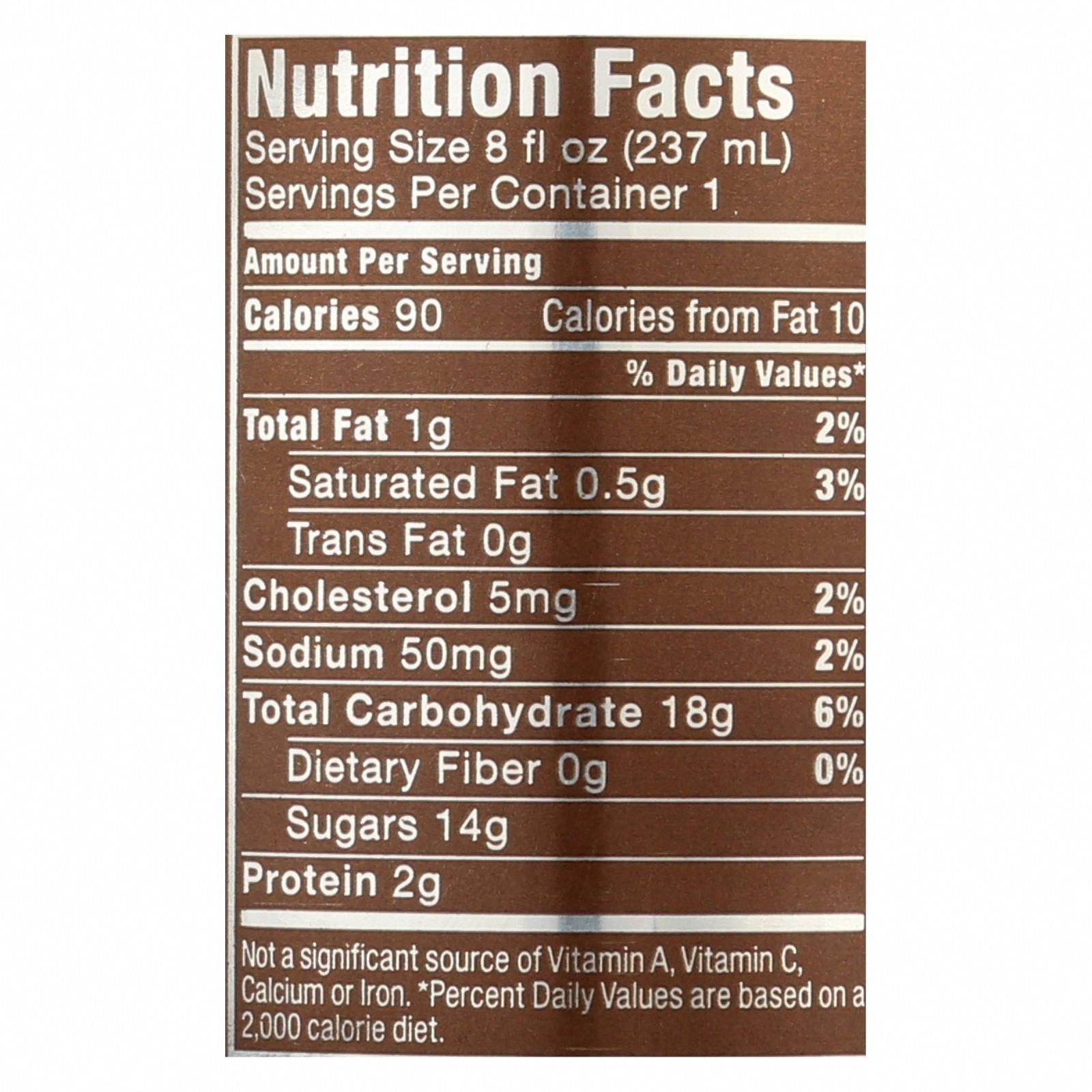High Brew Coffee Coffee - Ready to Drink - Dark Chocolate Mocha - 8 oz - case of 12 - Nutrition Facts