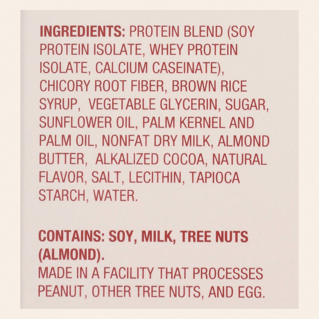 Think Products thinkThin Bar - Lean Protein Fiber - Caramel - 1.41 oz - 1 Case - Back