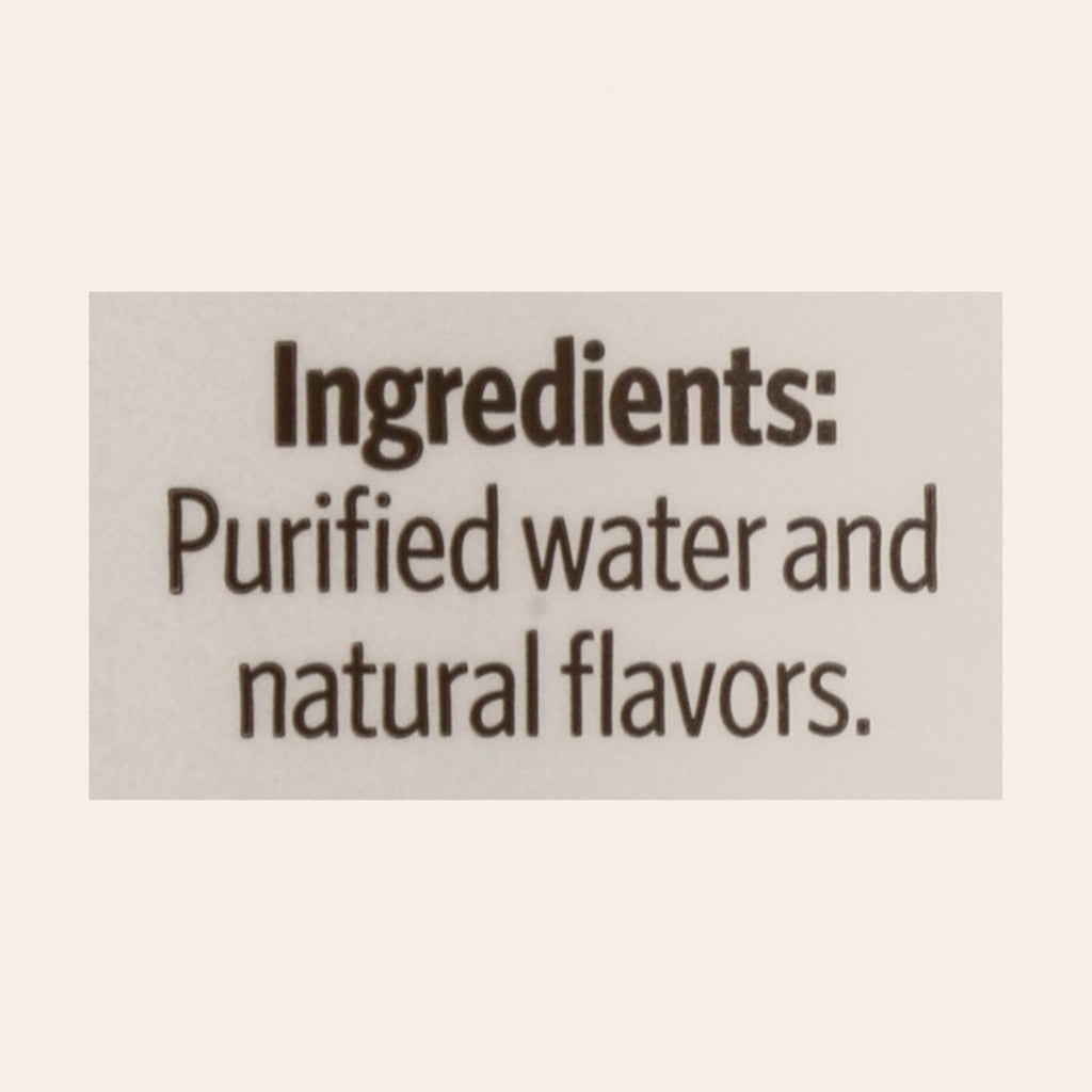 Hint Peach Water - Peach - Case of 12 - 16 Fl oz. - Back