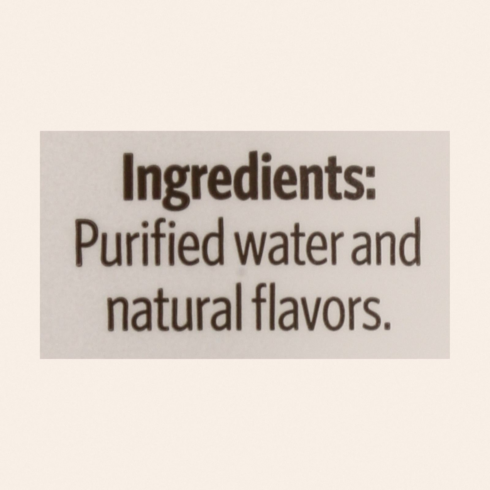Hint Peach Water - Peach - Case of 12 - 16 Fl oz. - Back