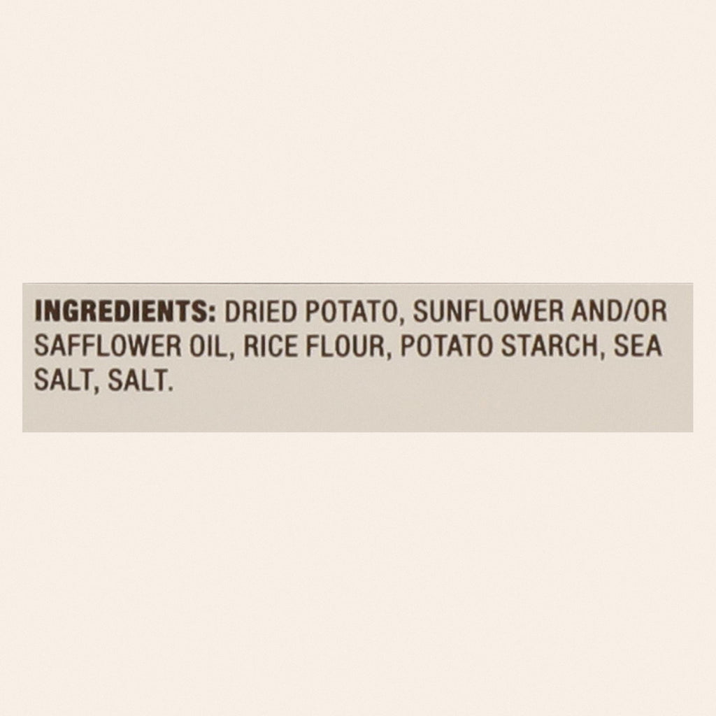 Popchips Potato Chip - Sea Salt - Case of 24 - 0.8 oz. - Back