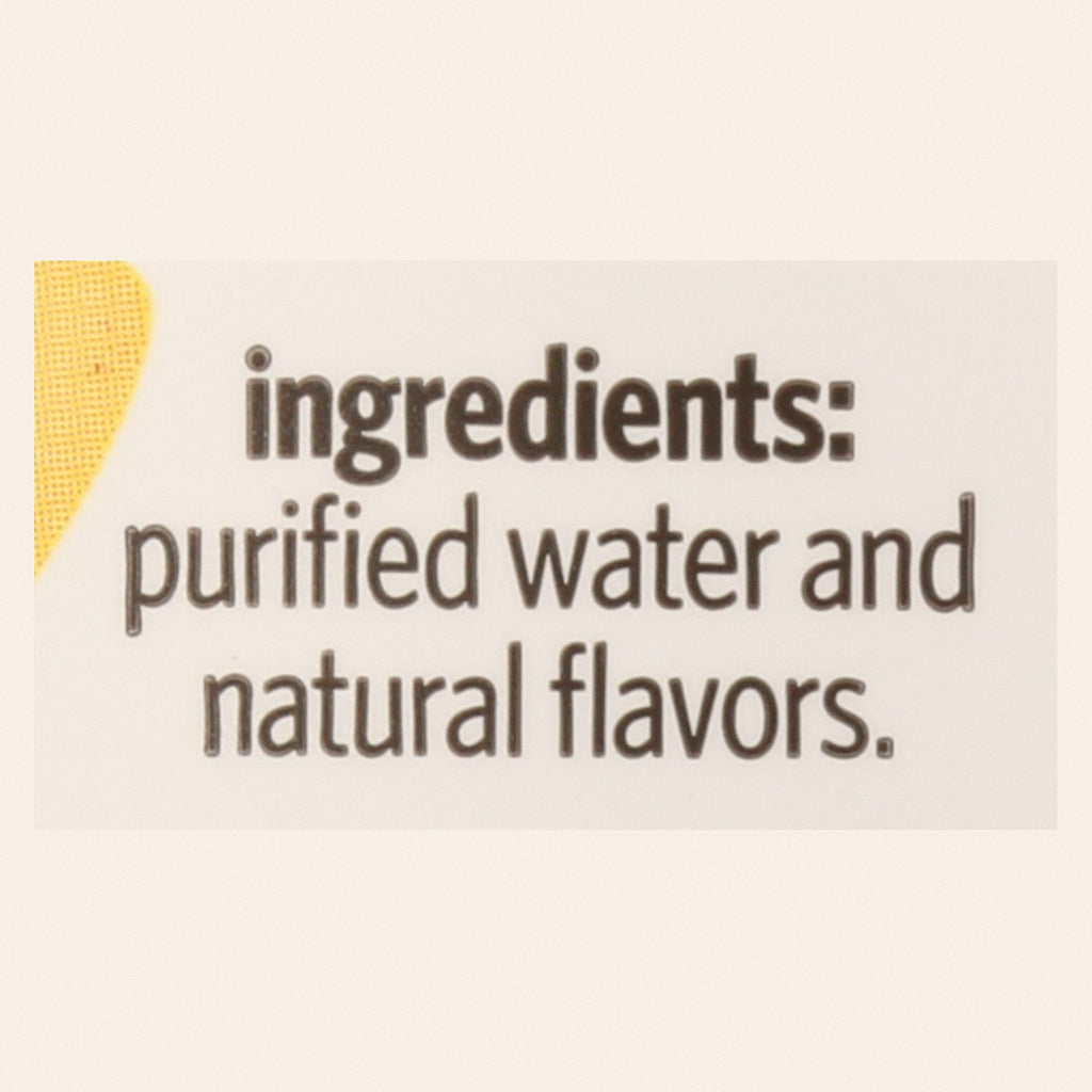 Hint Pineapple Water - Pineapple Unsweetened - Case of 12 - 16 Fl oz. - Back