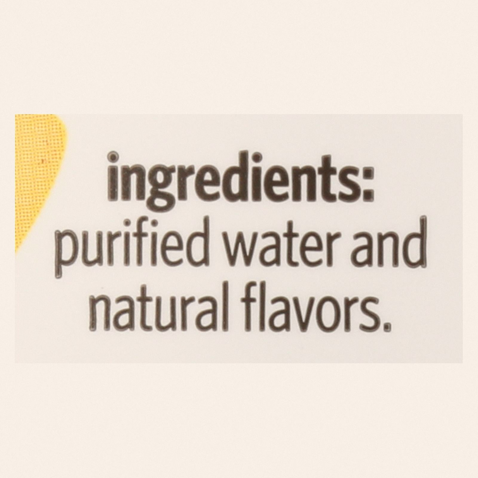 Hint Pineapple Water - Pineapple Unsweetened - Case of 12 - 16 Fl oz. - Back