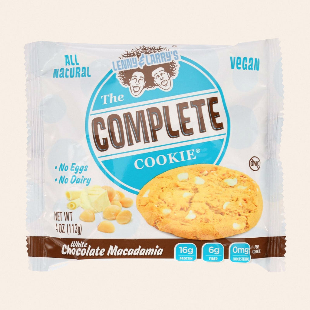 Lenny and Larry's The Complete Cookie - White Chocolate Macadamia - 4 oz - Case of 12 - Front