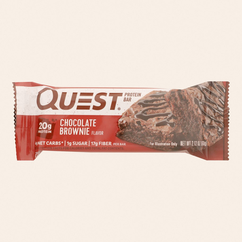 Quest Bar - Chocolate Brownie - 2.12 oz - case of 12 - Front