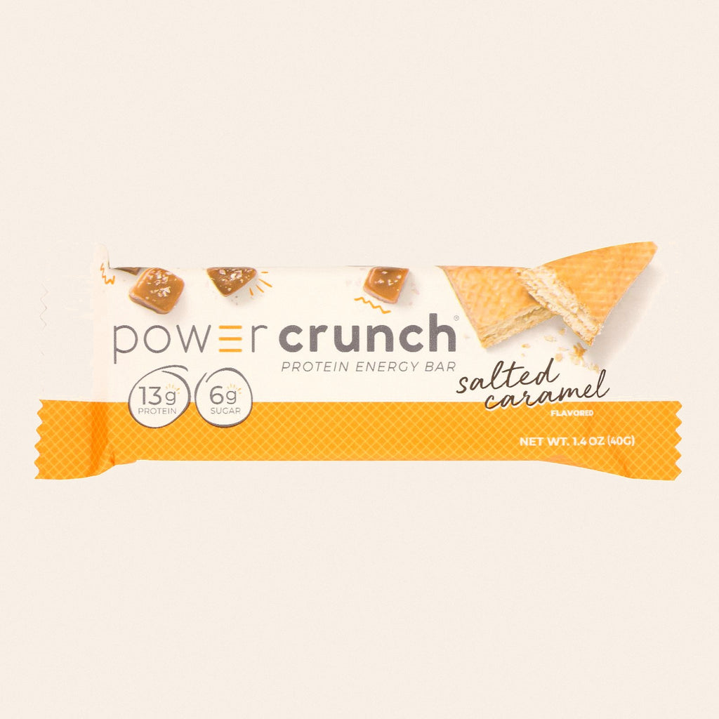 Power Crunch Bar - Original - Salted Caramel - 1.4 oz - Case of 12 - Front