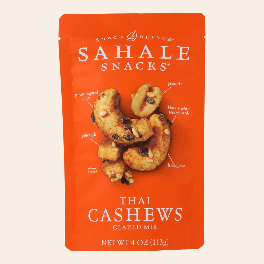 Sahale Snacks Cashews - Thai - Case of 6 - 4 oz. - Front