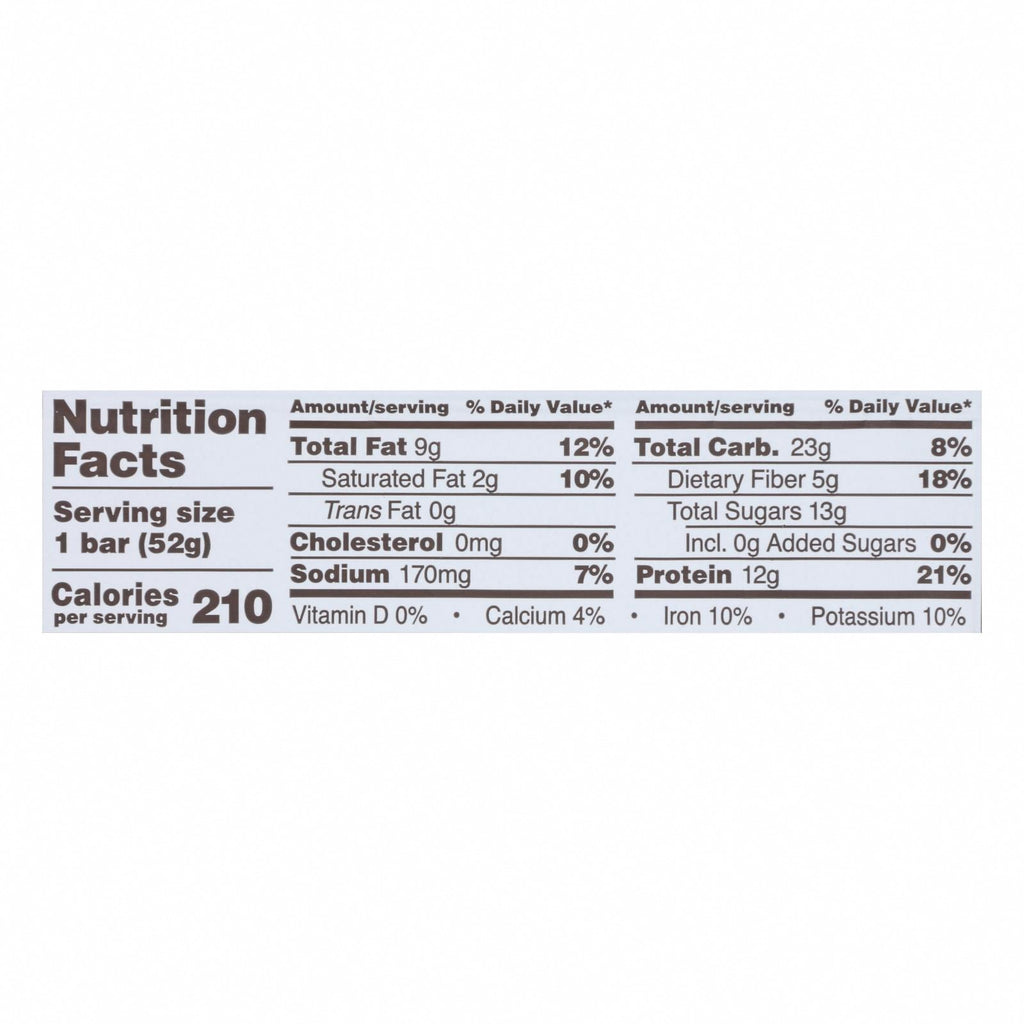 RxBar - Protein Bar - Coconut Chocolate - Case of 12 - 1.83 oz. - Nutrition Facts