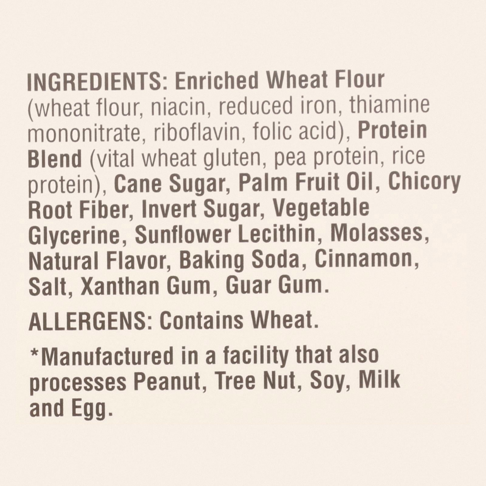 Lenny and Larry's Snickerdoodle Cookie - Cinnamon - Case of 12 - 4 oz. - Back