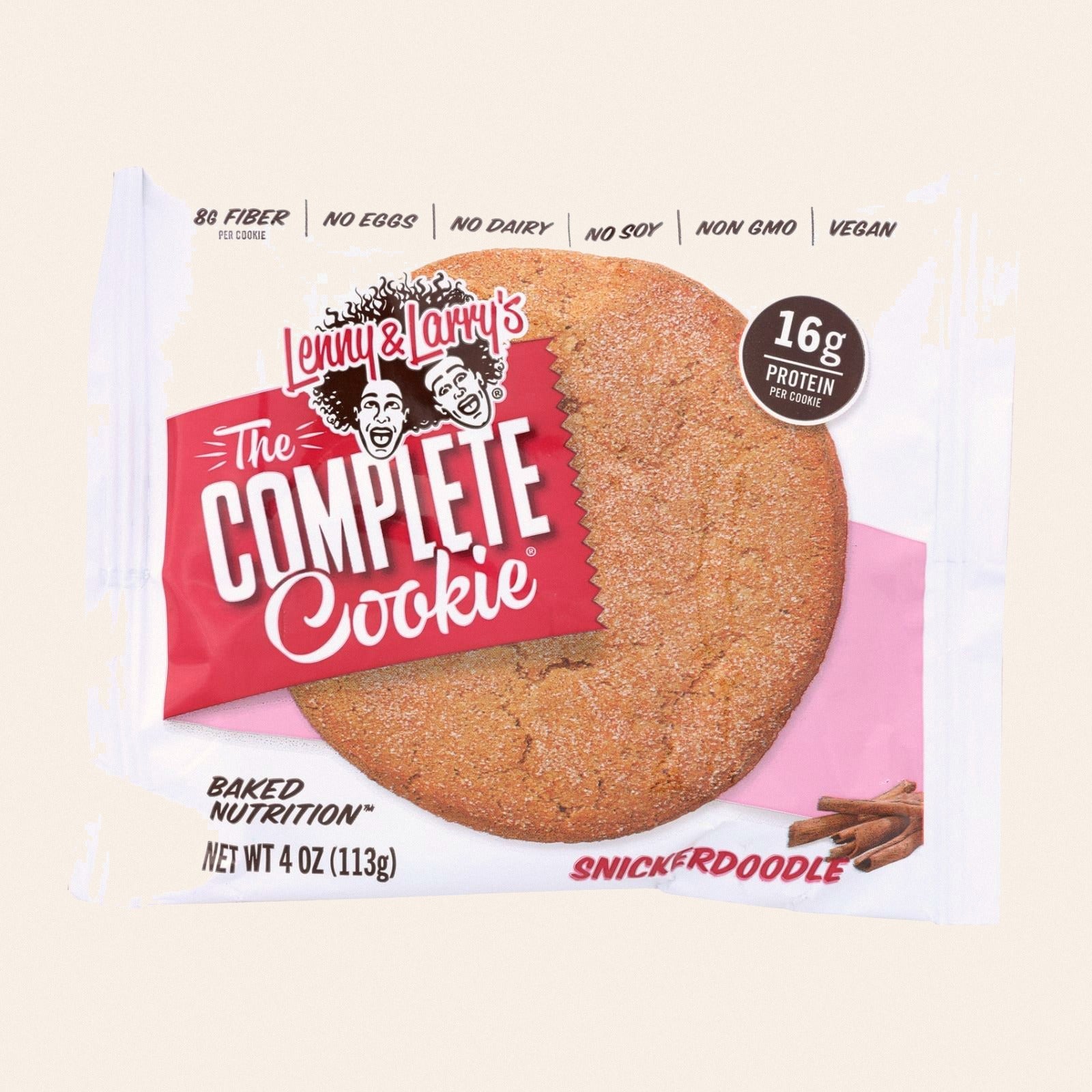 Lenny and Larry's Snickerdoodle Cookie - Cinnamon - Case of 12 - 4 oz. - Front