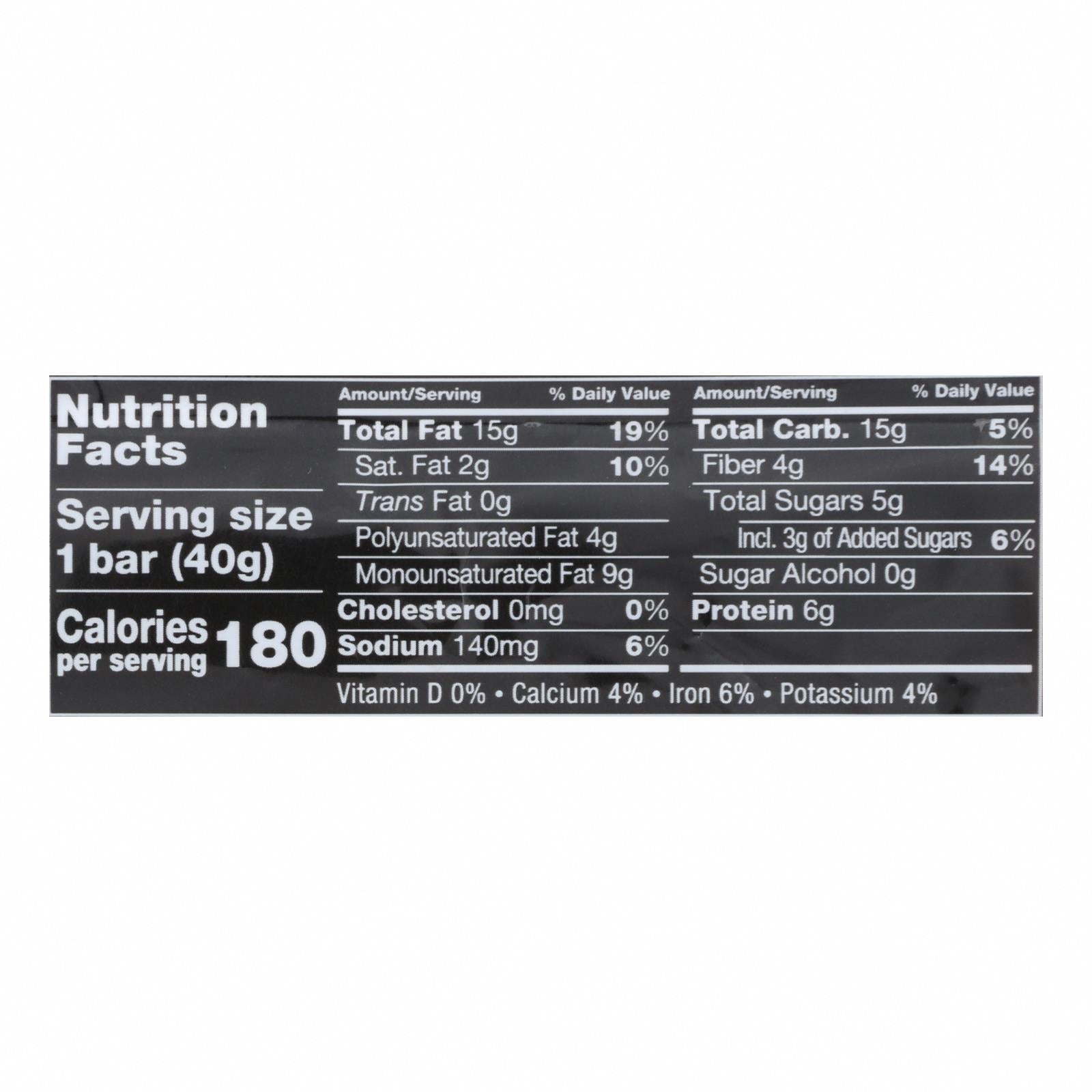 Kind Honey Roasted Nuts and Sea Salt - Case of 12 - 1.4 oz. - Nutrition Facts