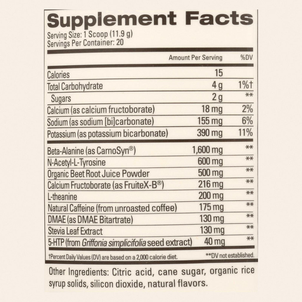 Eboost - Power Berry Melon Fizz Tub 20 - 1 Each-8.4 OZ - Back