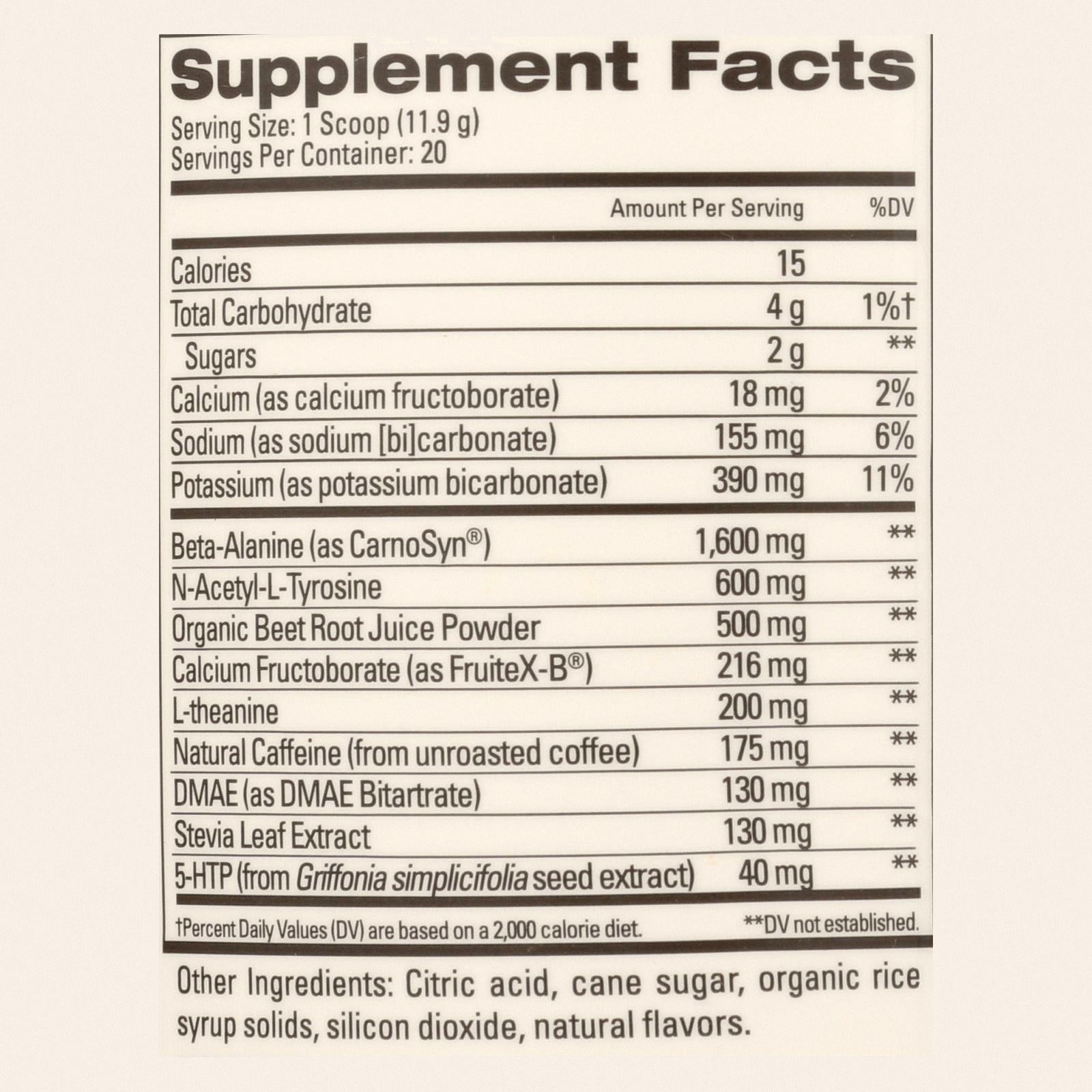 Eboost - Power Berry Melon Fizz Tub 20 - 1 Each-8.4 OZ - Back