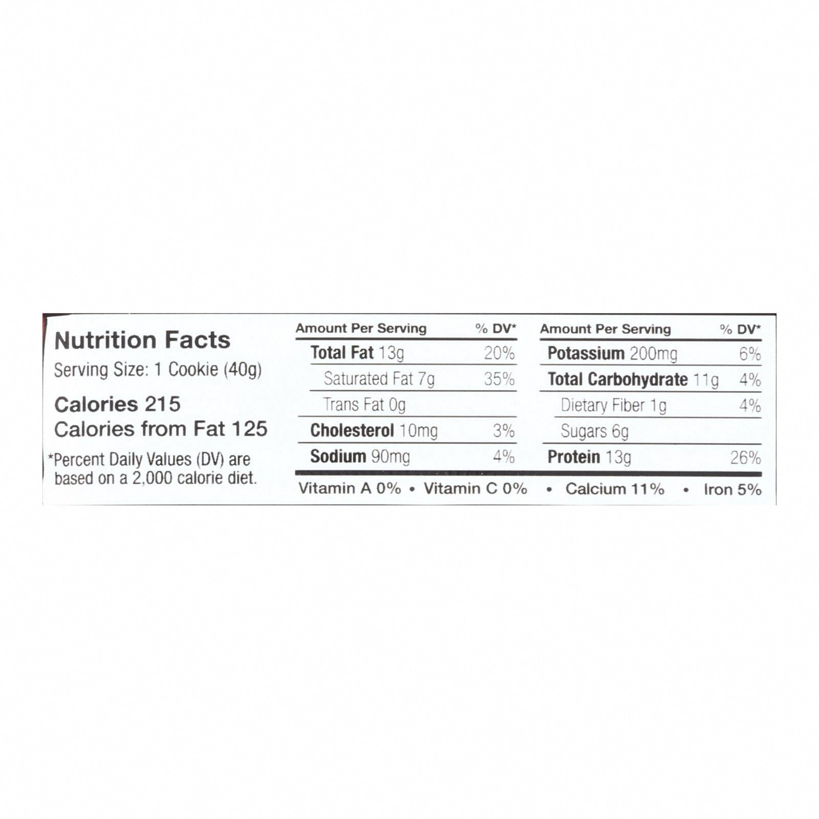 Power Crunch Protein Energy Bar Red Velvet - Case of 12 - 1.4 OZ - Nutrition Facts