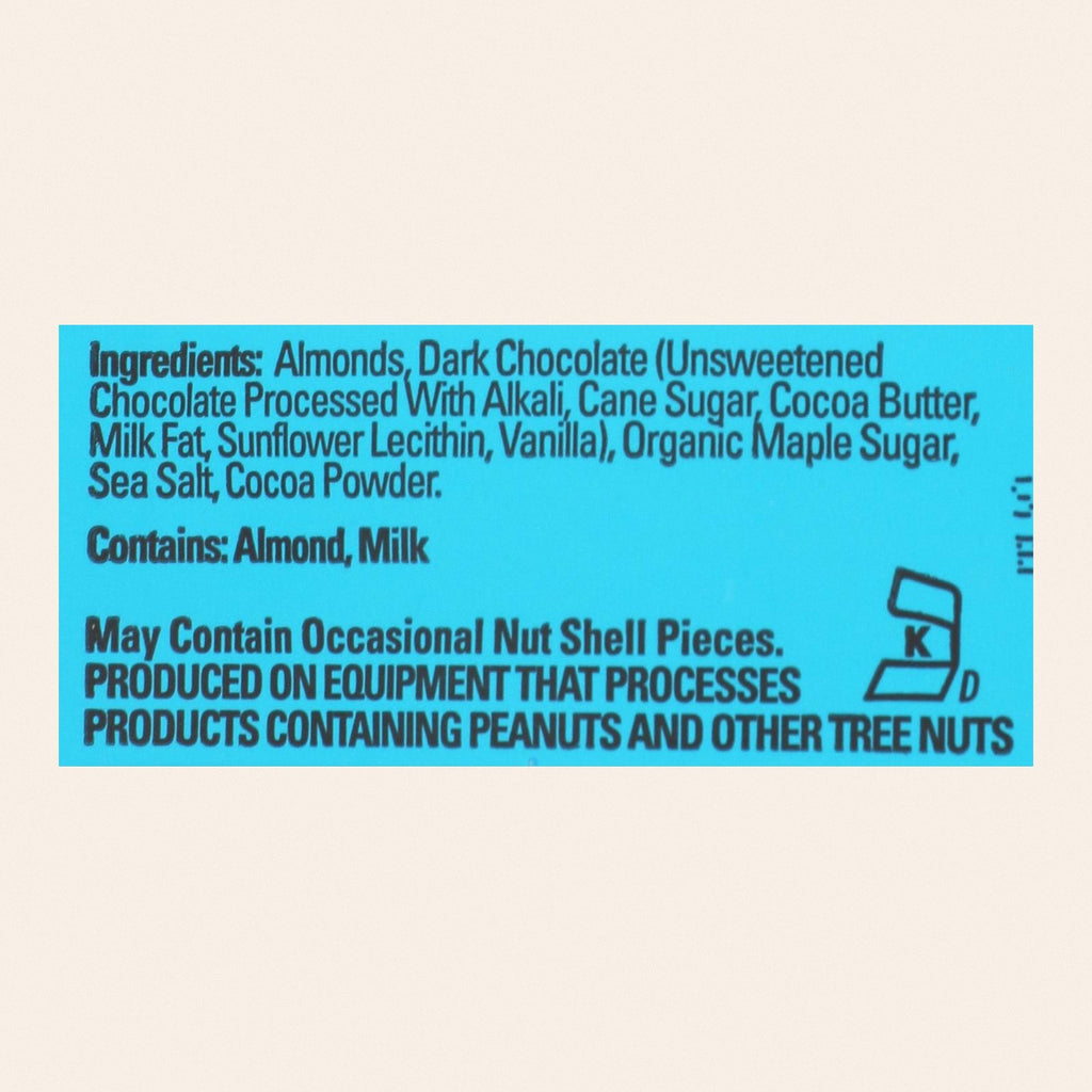 Skinny Dipped Almonds - Dark Chocolate Cocoa - Case of 10 - 3.5 OZ - Back