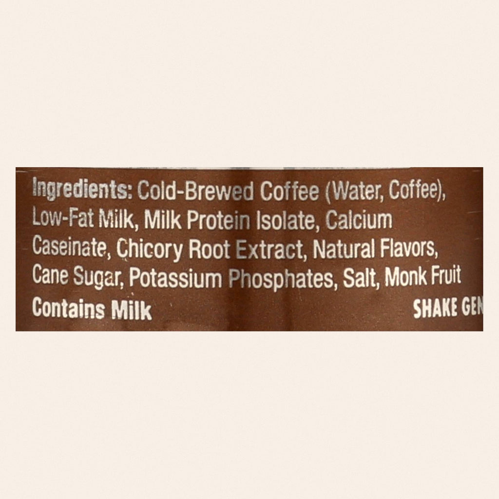 High Brew Coffee Cold Brew Coffee - Creamy Cappuccino - Case of 12 - 8 fl oz - Back