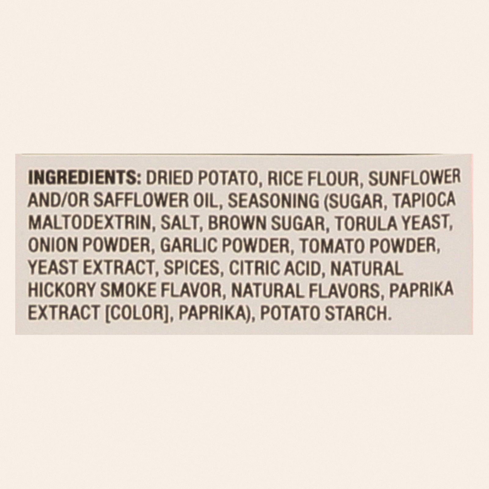 Popchips Potato Chip - BBQ - Case of 12 - 5 oz - Back