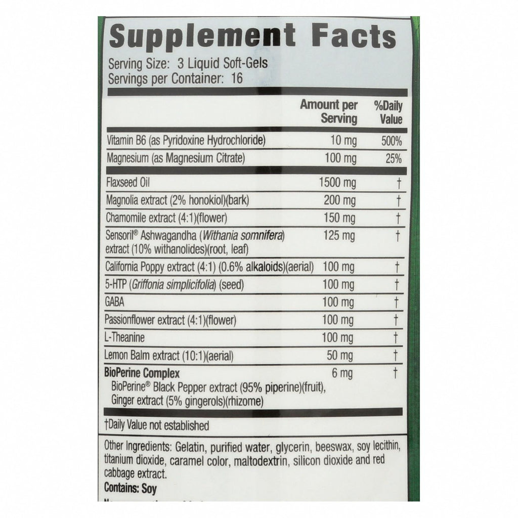 Irwin Naturals - Power To Sleep PM Melatonin For - EA of 1-50 SGEL - Nutrition Facts