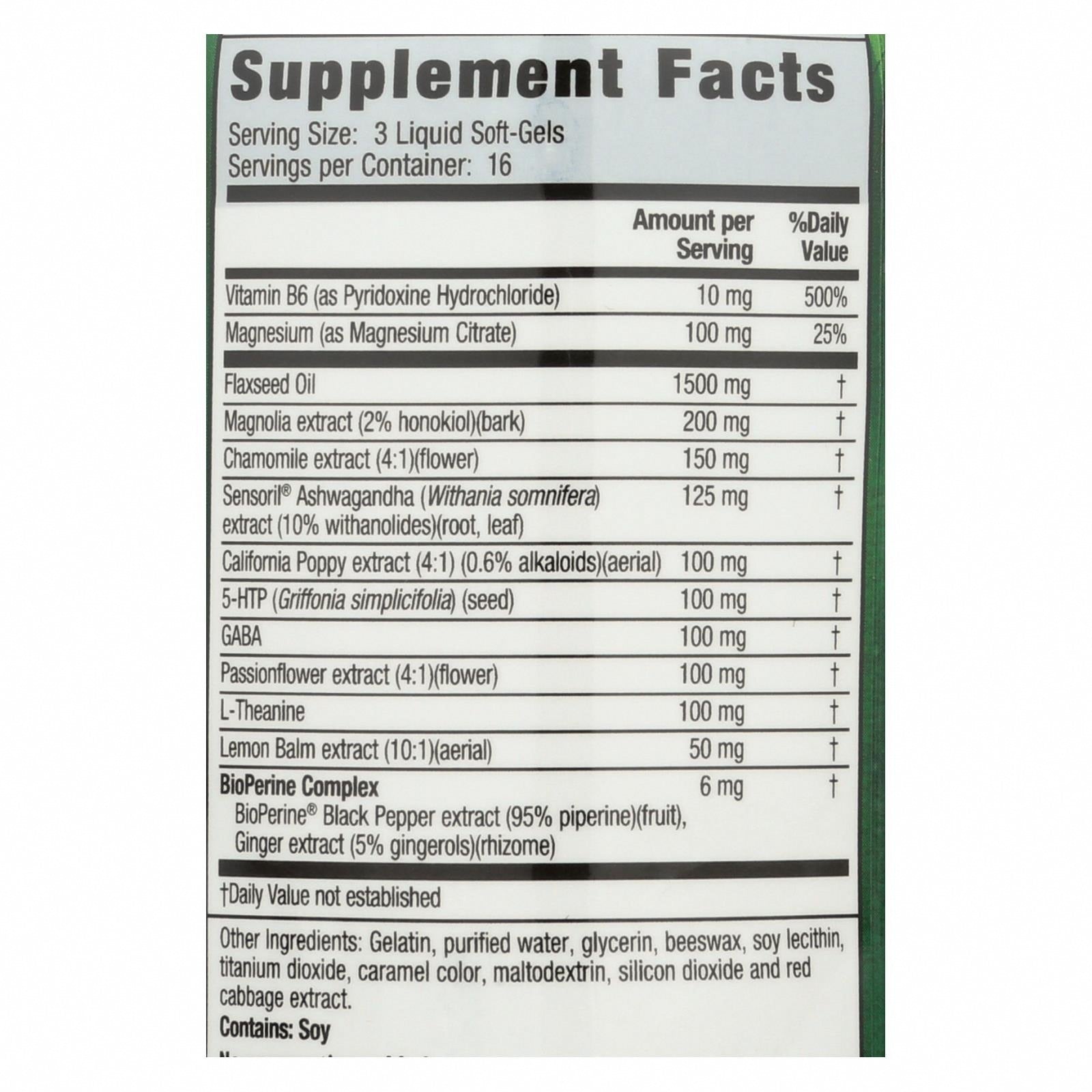 Irwin Naturals - Power To Sleep PM Melatonin For - EA of 1-50 SGEL - Nutrition Facts