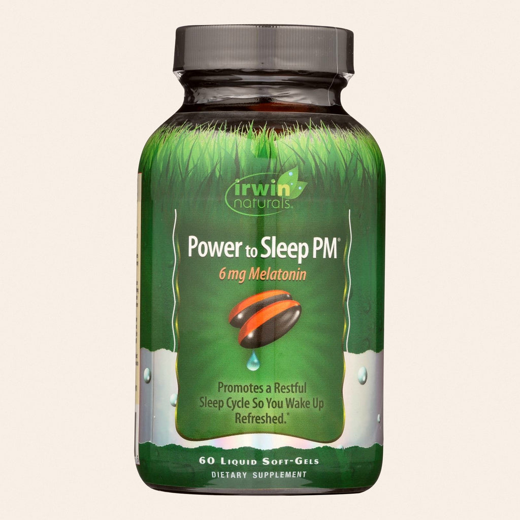 Irwin Naturals - Power To Sleep Pm 6mg Mel - EA of 1-60 SGEL - Front