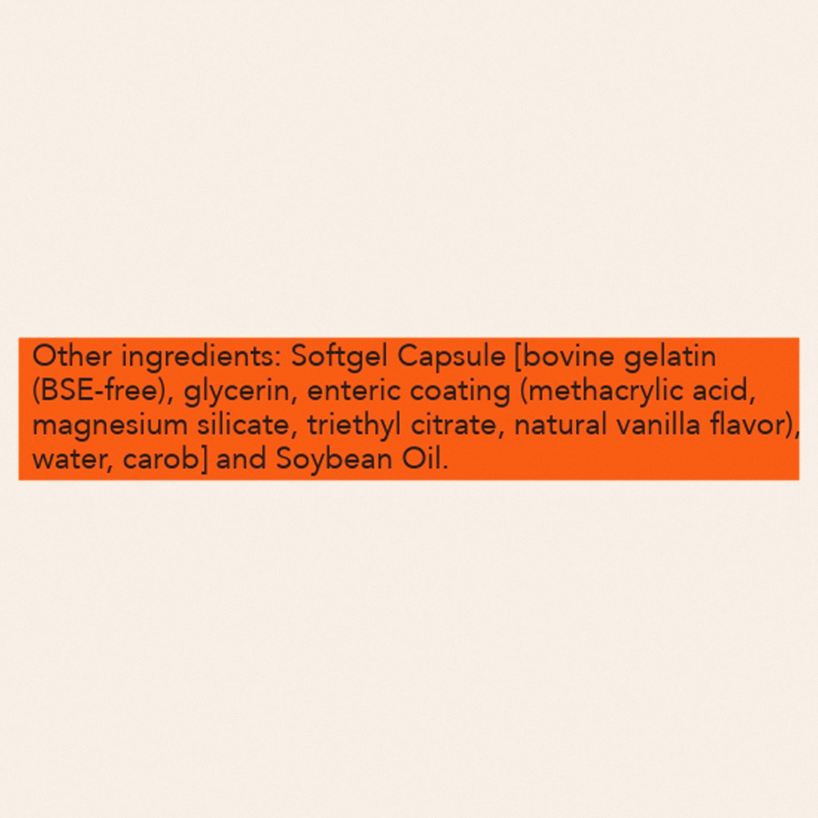 Now Foods - Peppermint Oil Enteric - 1 Each - 90 Softgels - Back