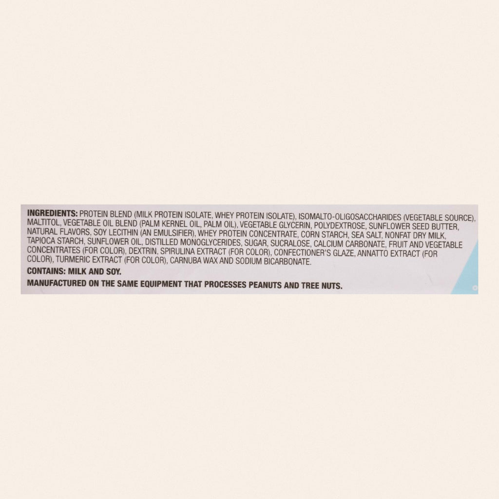 One Birthday Cake Flavored Protein Bar  - Case of 12 - 60 GRM - Back