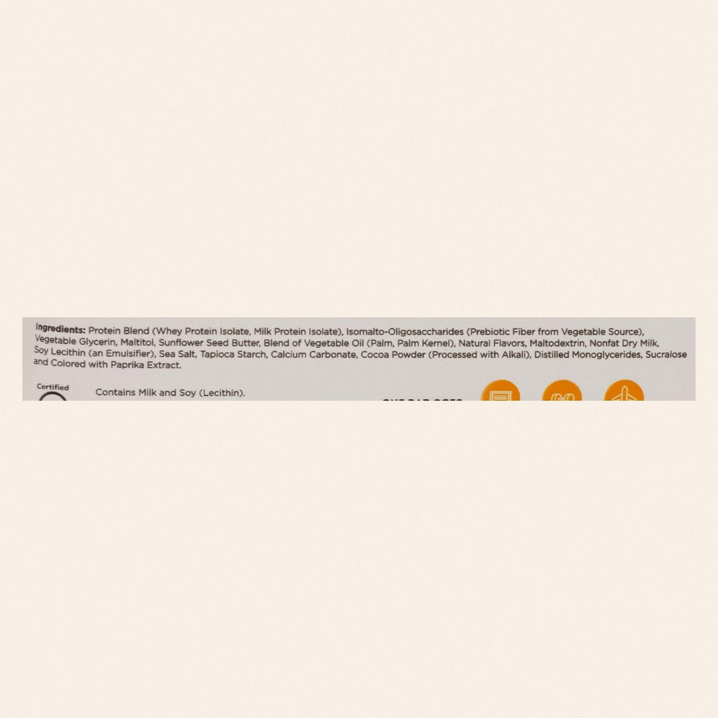 One Brands Protein Bar Maple Glazed Doughnut - Case of 12 - 60 GRM - Back