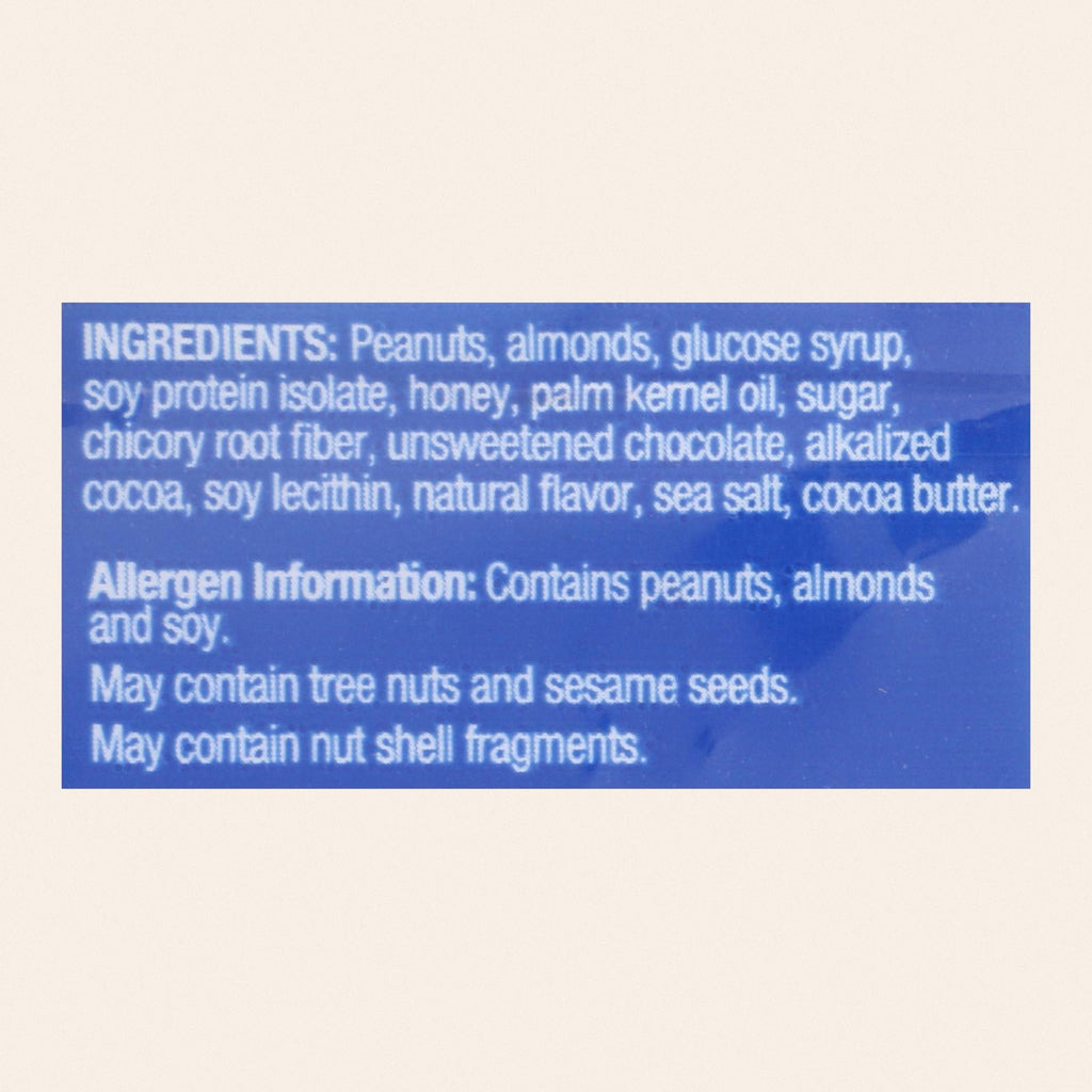 Kind Double Dark Chocolate Nut Protein Bars - Case of 12 - 1.76 OZ - Back
