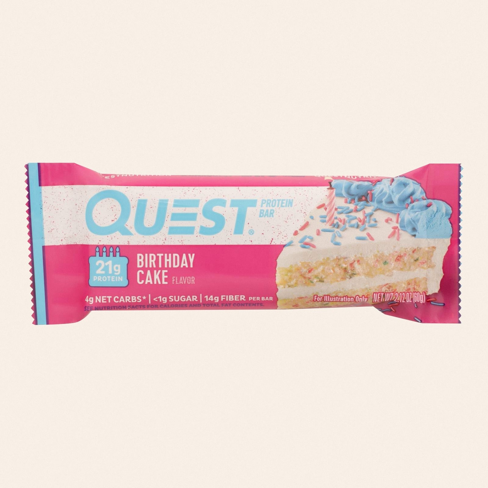 Quest Coated Protein Bar - Case of 12 - 2.12 OZ - Front