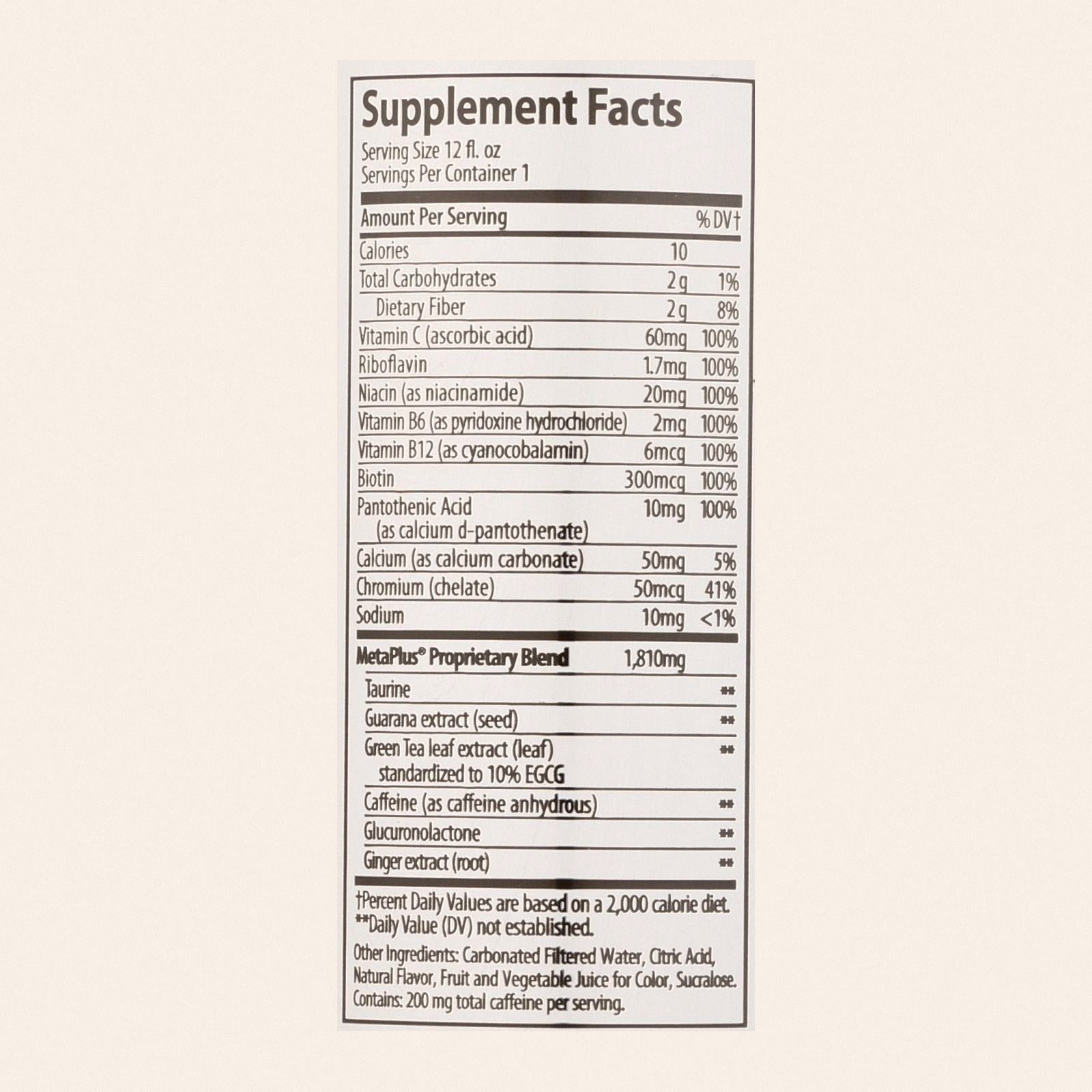 Celsius Live Fit Sparkling Watermelon Dietary Supplement  - Case of 12 - 12 FZ - Back