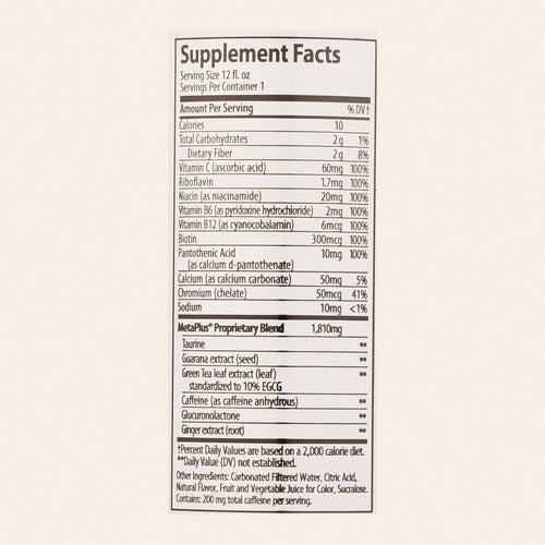 Celsius Live Fit Sparkling Watermelon Dietary Supplement  - Case of 12 - 12 FZ - Back