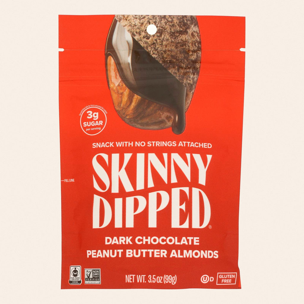 Skinnydipped - Dip Almond Peanut Butter - Case of 10-3.5 OZ - Front