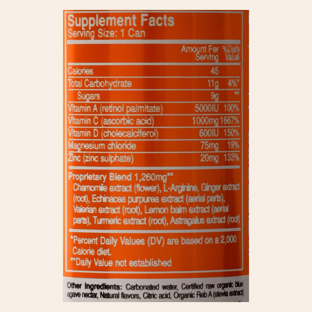 Lifeaid Beverage Company - Immunityaid Defend - Case of 12 - 12 FZ - Back