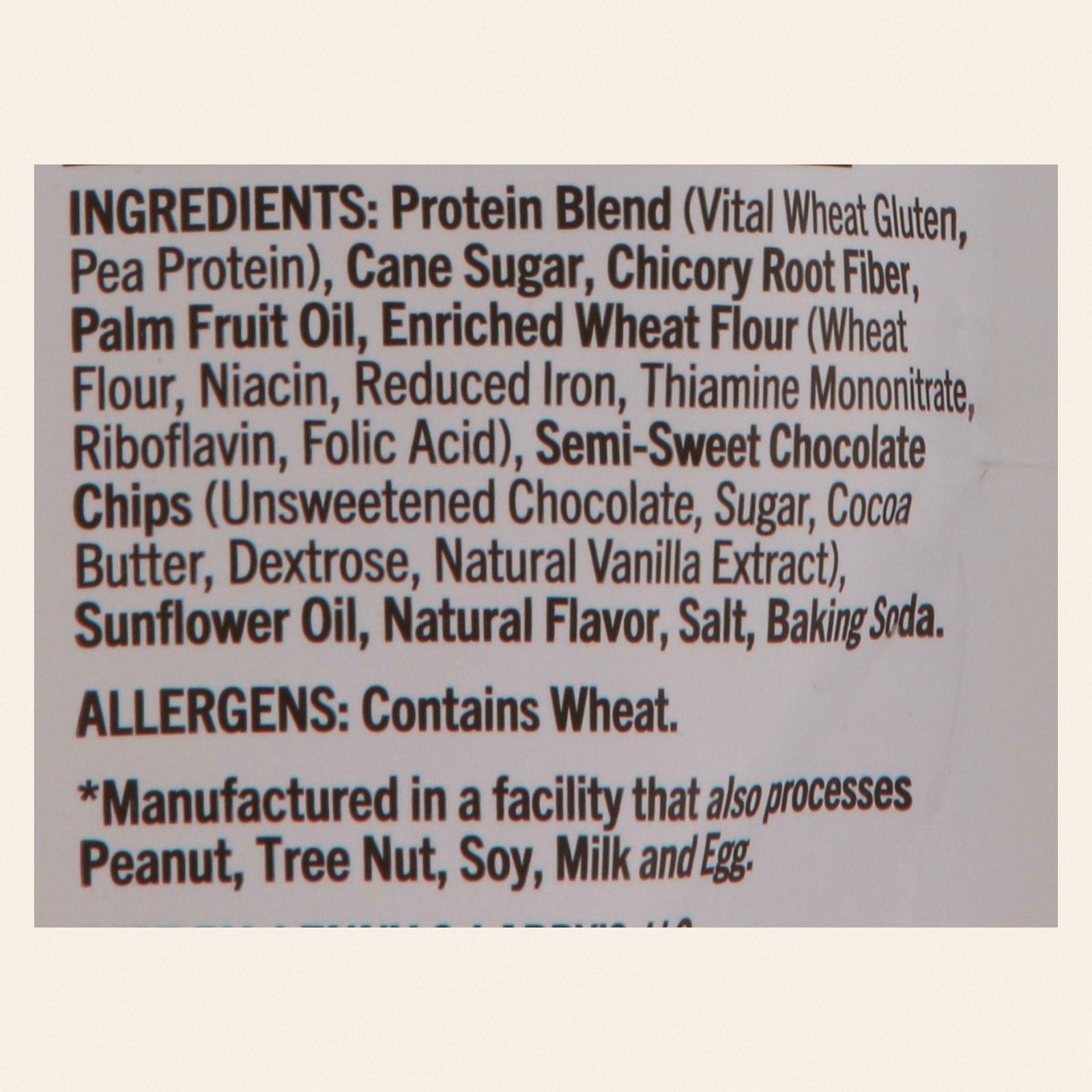 Lenny & Larry's® The Complete Crunchy Cookies - Case of 6 - 4.25 OZ - Back