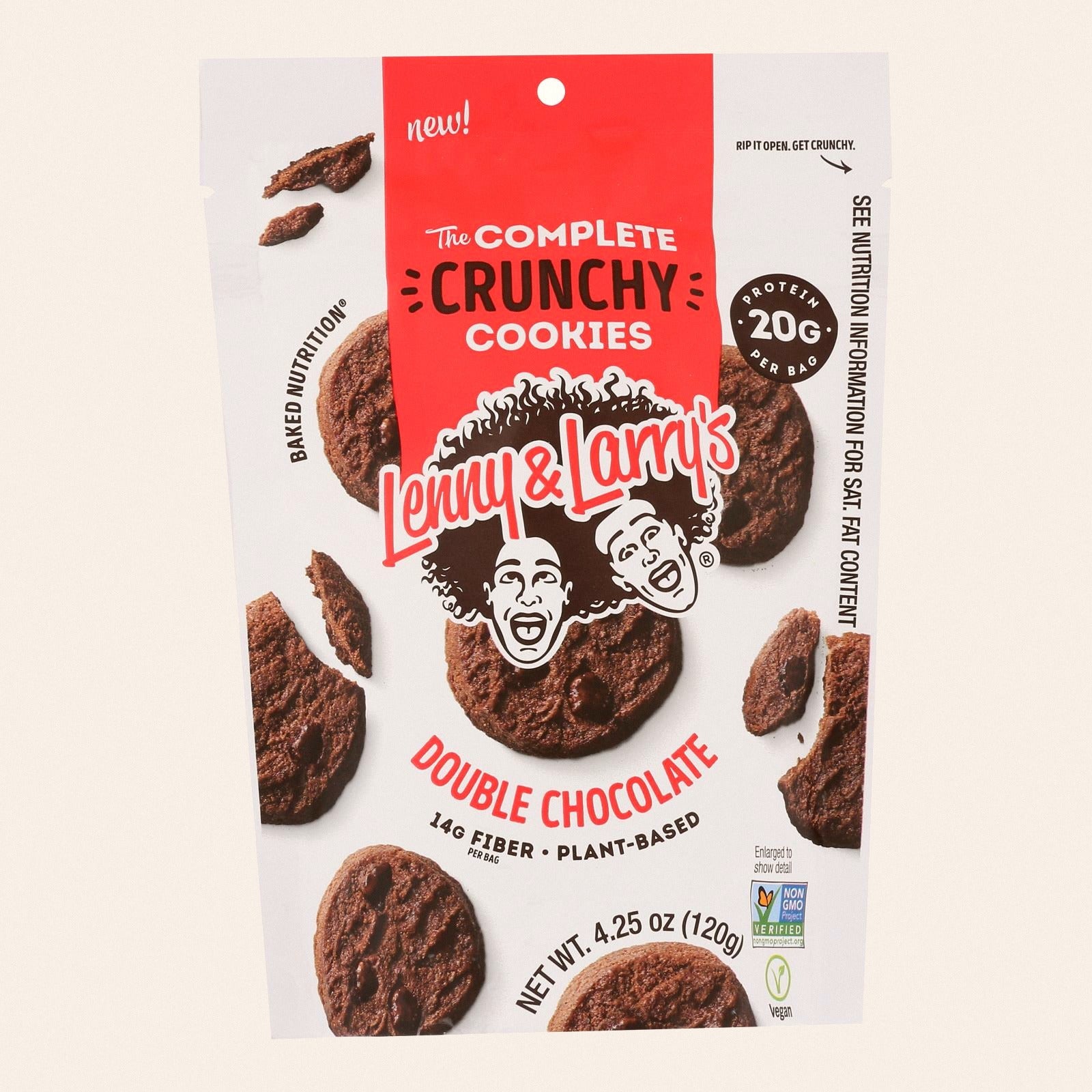 Lenny & Larry's - Complete Cookie Double Chocolate - Case of 6 - 4.25 OZ - Front